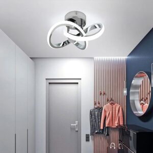 CANEOE Hallway Light Acrylic Modern LED Ceiling Light Fixtures Cool White Ceiling Lights for Bedroom Bathroom Kitchen Balcon Design Celing lamp